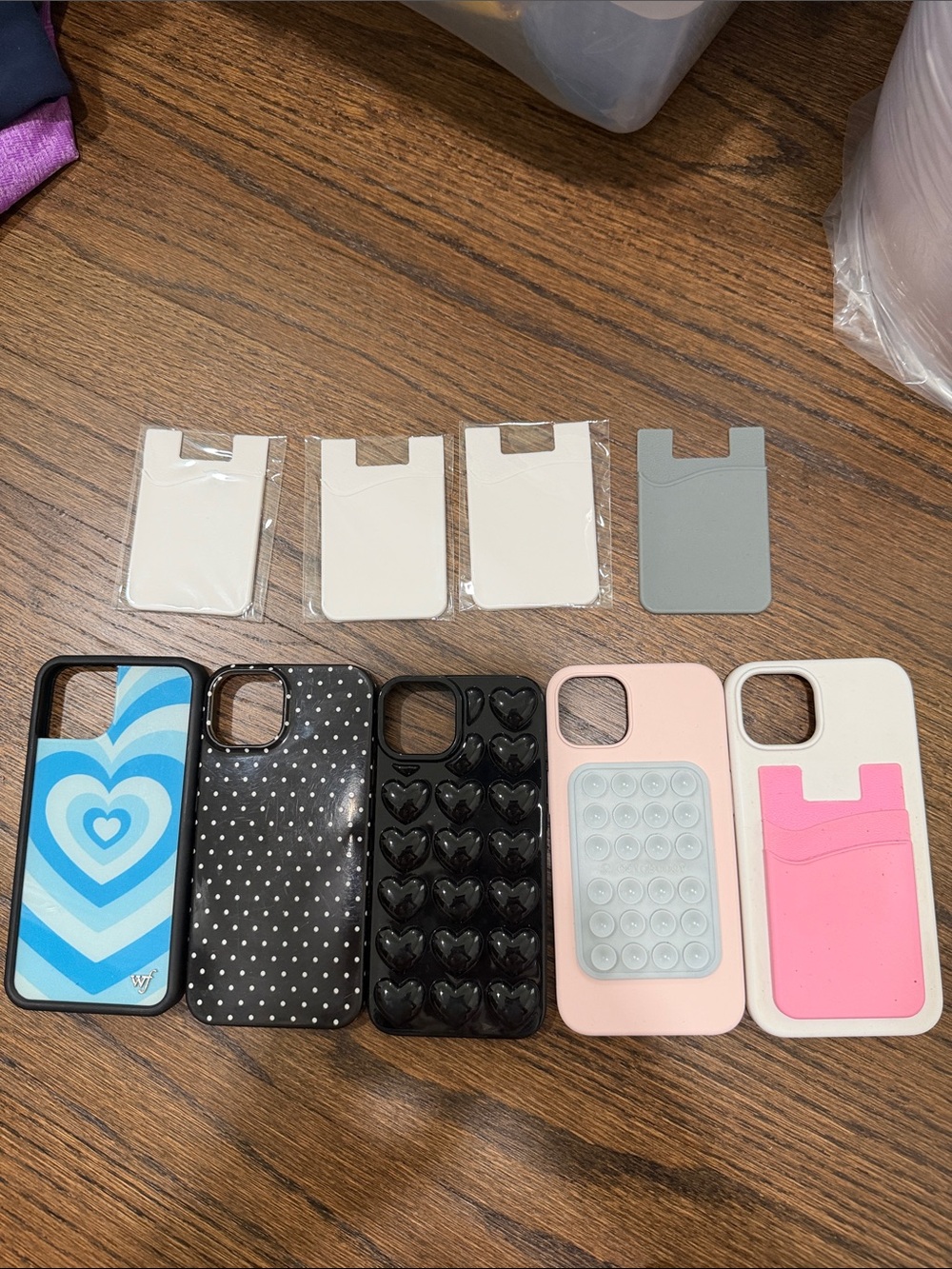 Assorted Phone Cases with Card Holders -for iPhone 13, 14, 15